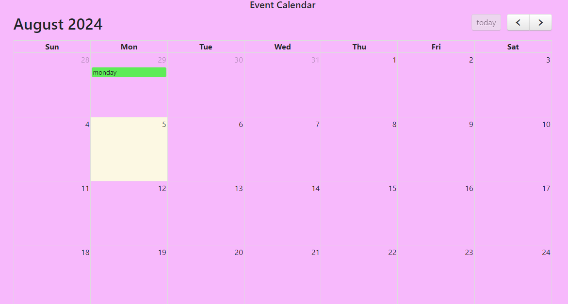 Event Calender